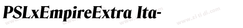 PSLxEmpireExtra Ita字体转换